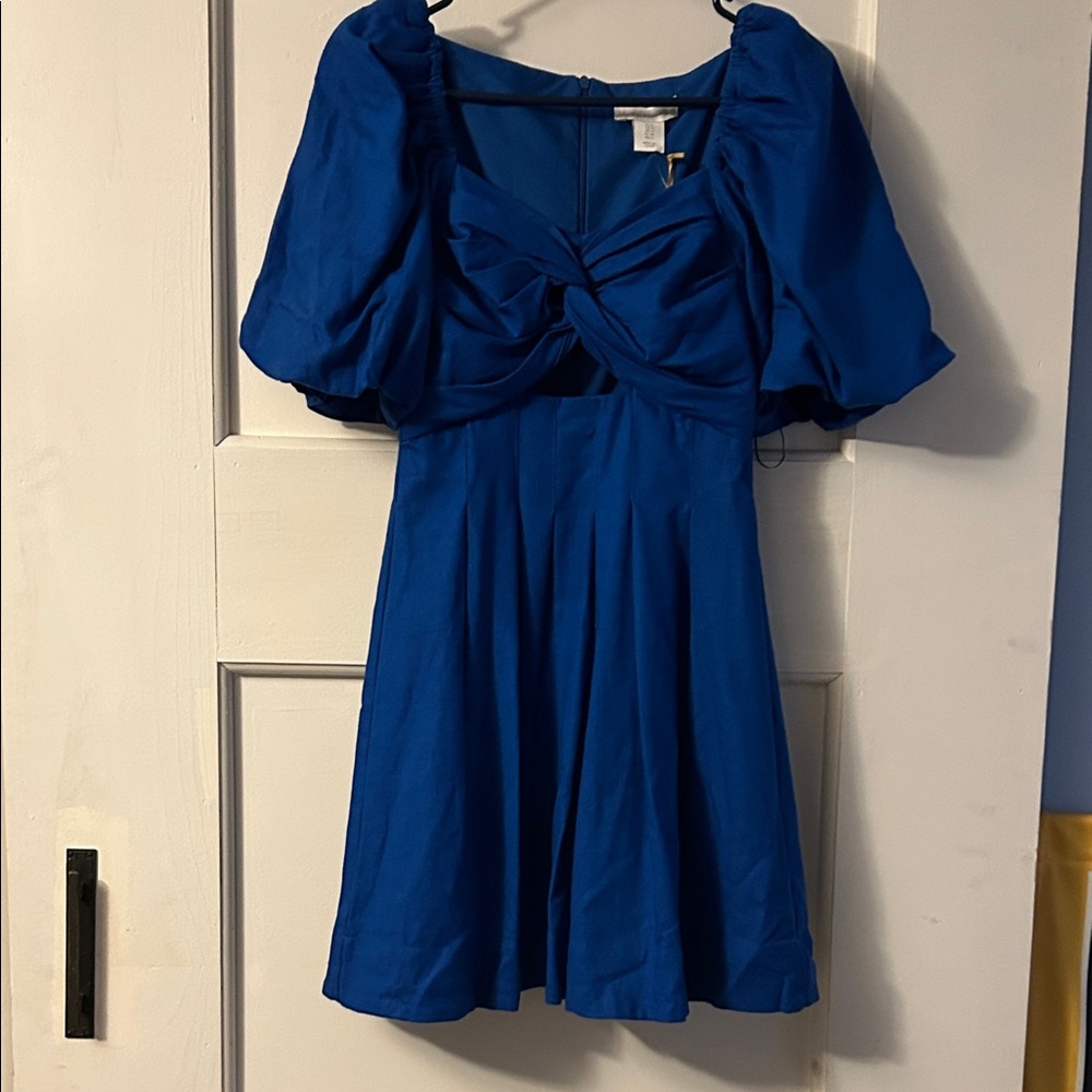 House of Harlow 1960 Royal Blue Mini Dress